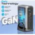 Promate GaNPort-140W Super-Speed GaNFast Charging Station with Power Delivery 3.1 & Quick Charge 3.0, Adaptive Fast Charging, Safety Protection, AC Power Cord, Black